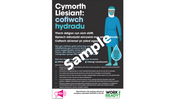 Image of Hydration When Wearing PPE (Welsh)- Pack of 100